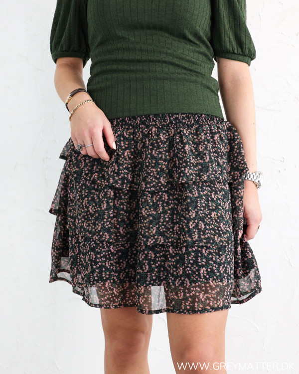 YAS Yasmira Black Skirt