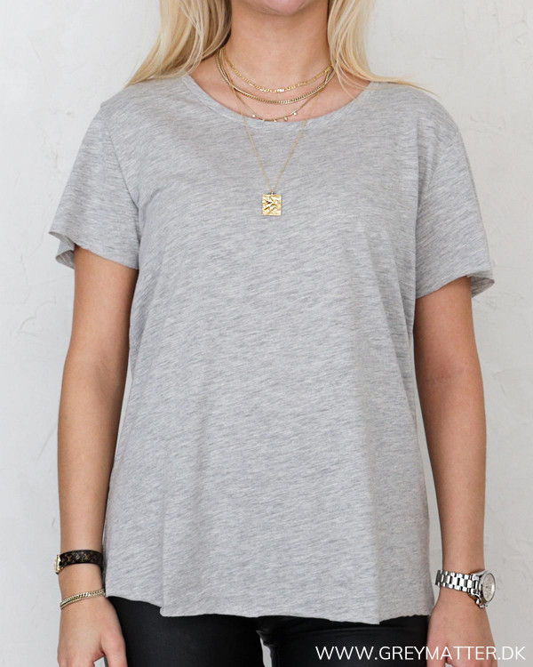 Grå T-shirt til damer