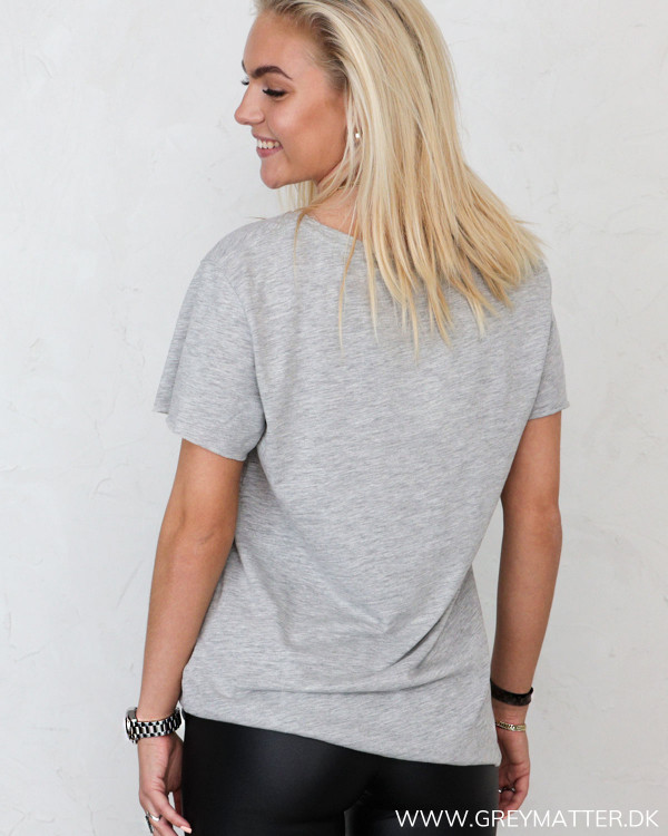 Grå T-shirt til damer