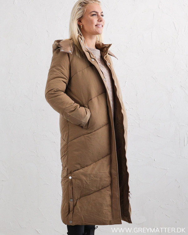 Neo Noir Taran Camel Puffer Coat