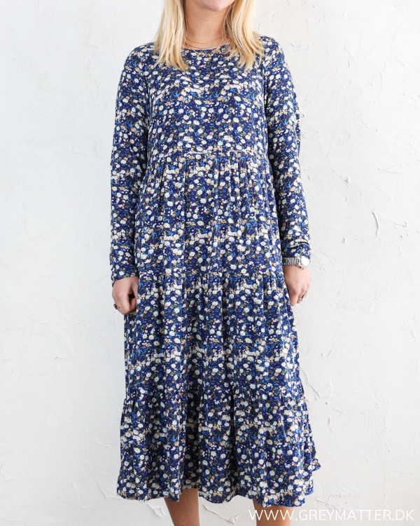 Pieces Pcsassi Maritime Longsleeve Midi Dress