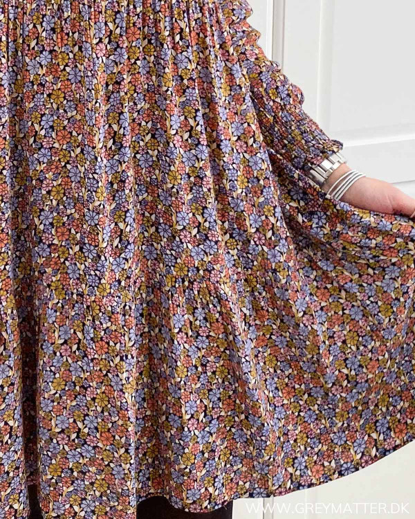 Pieces kjole med print