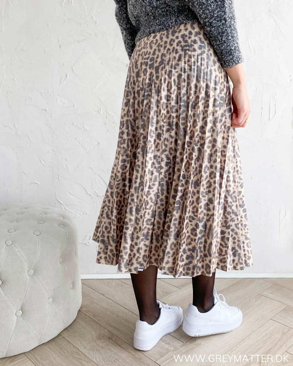 Leo print skirt fra Vila