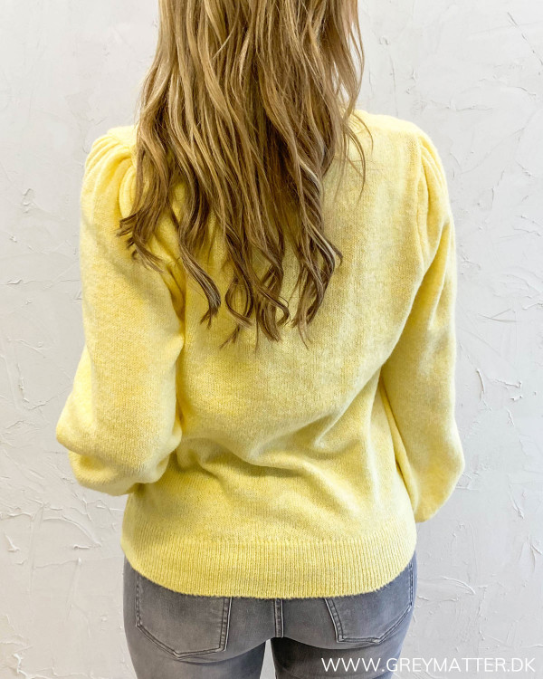 Pcdina Pale Banana Knit Cardigan