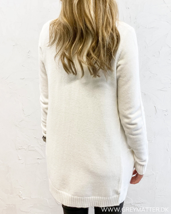 Viril Open White Alyssum Knit Cardigan
