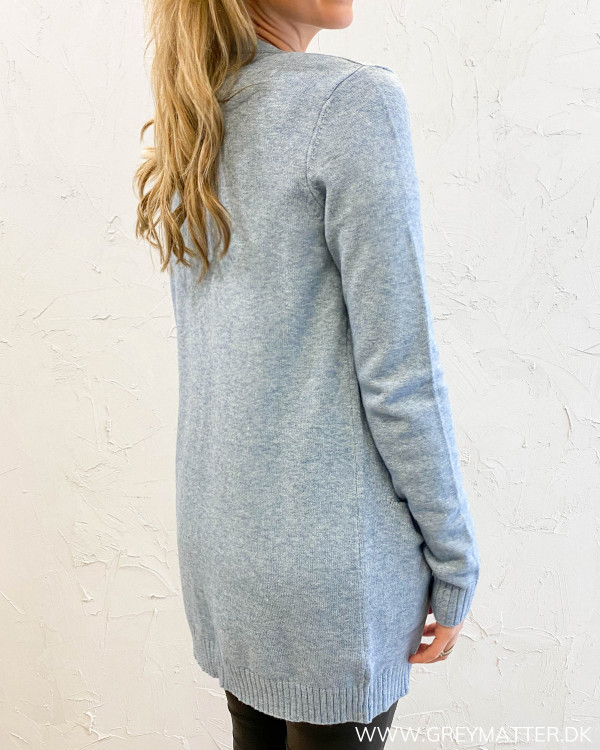 Viril Open Ashley Blue Knit Cardigan