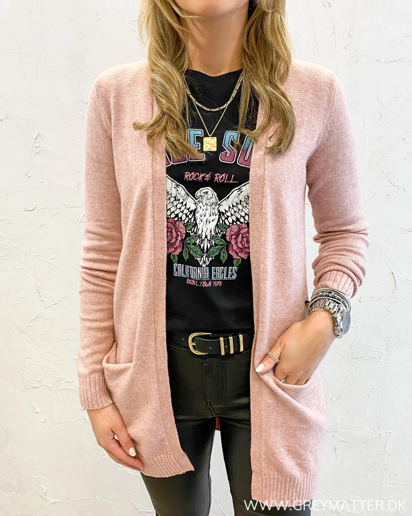 viril open knit cardigan