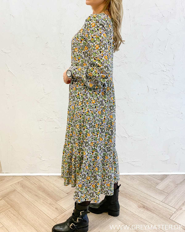 Midi dress fra Pieces i grønne farver