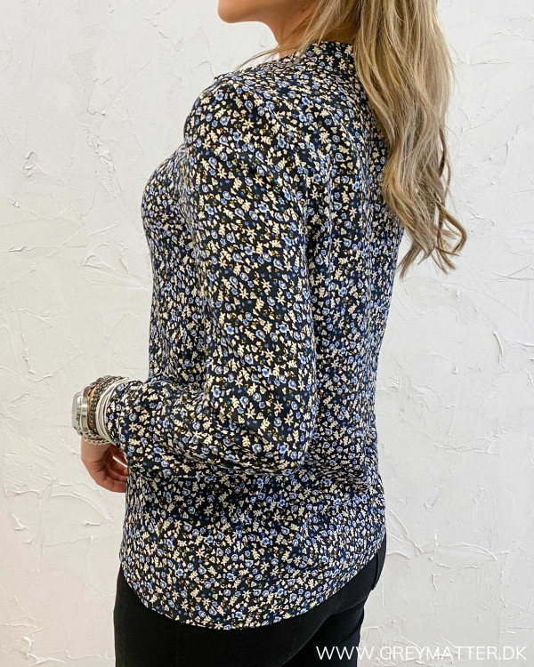 Vianma Black Flower Shirt
