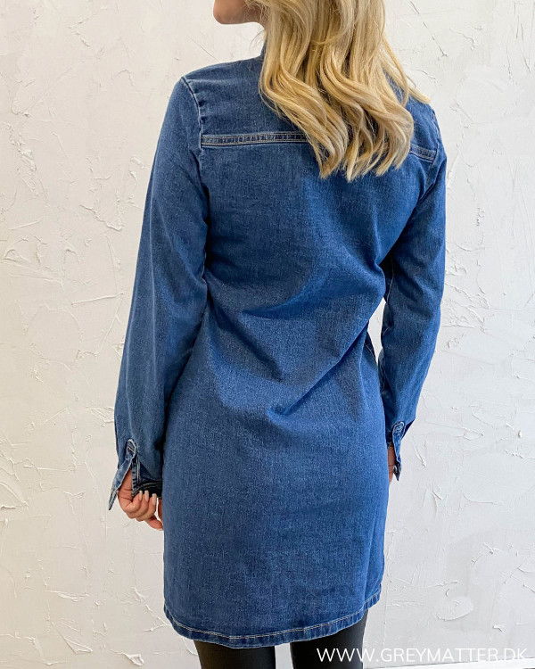 Pcperry Medium Blue Denim kjole