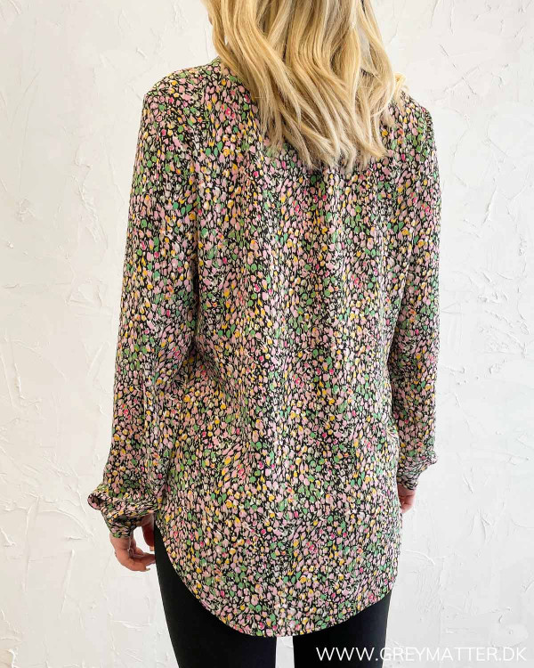 Vilucy Button Black Shirt