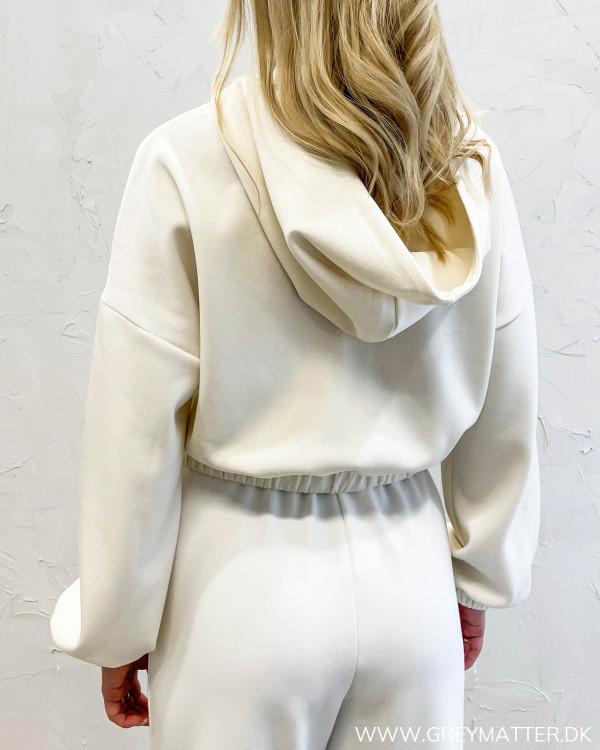 Onlscarlett Cloud Dancer Zip Hoodie
