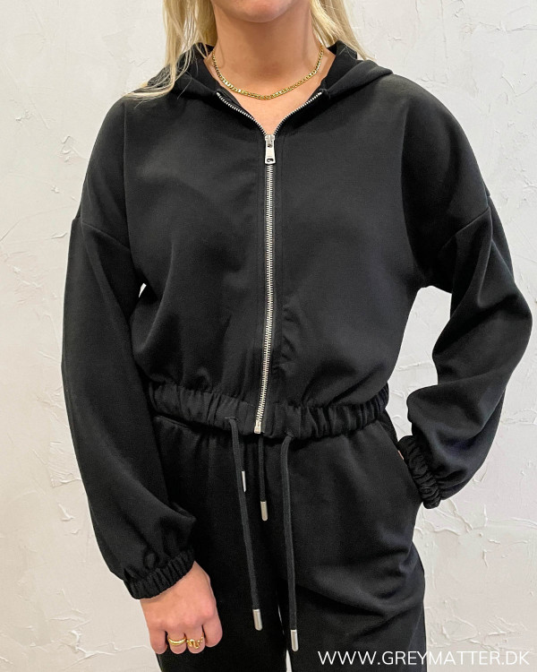 Onlscarlett Black Zip Hoodie