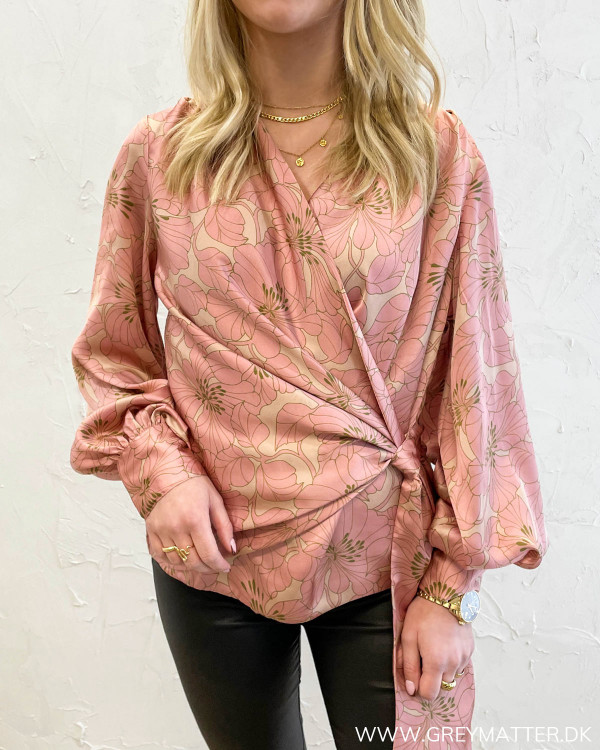 Ines Gardenia Blush Blouse