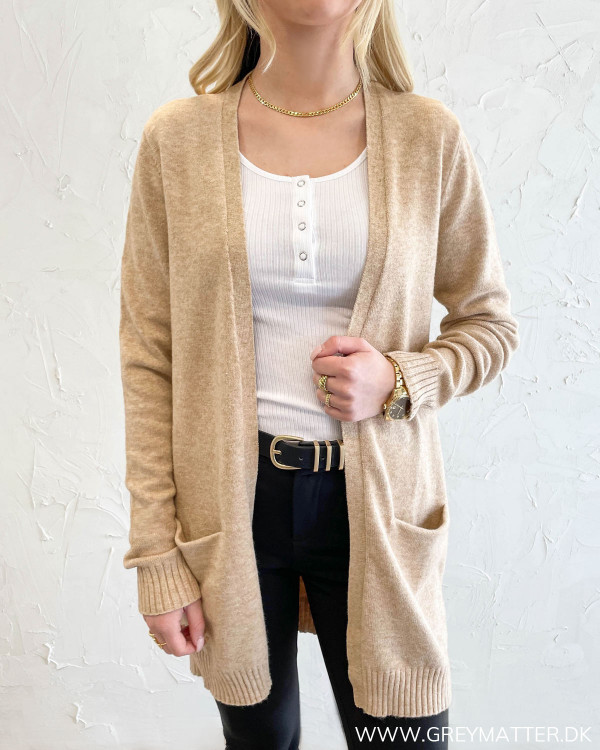 viril open knit cardigan