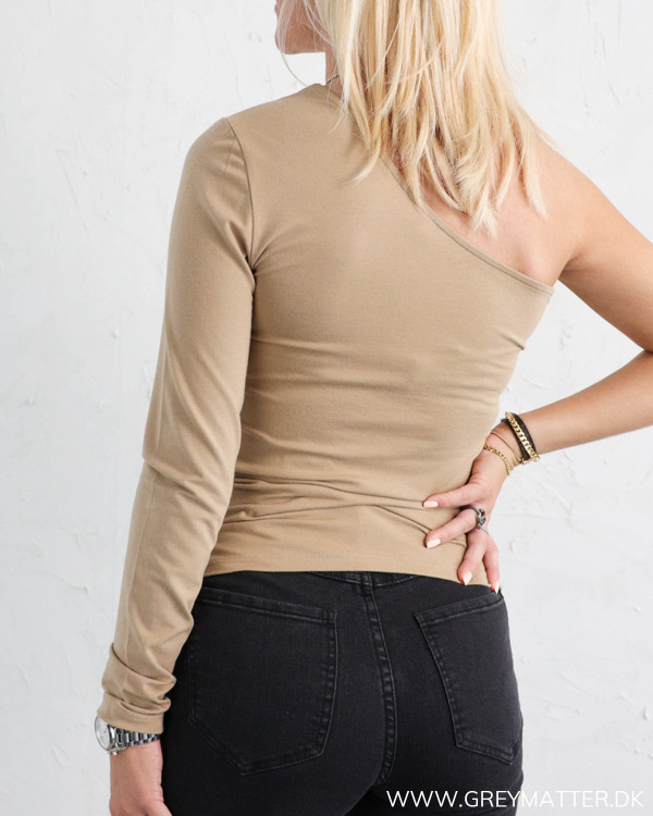 Pieces Pcrikke One Shoulder Tannin Top