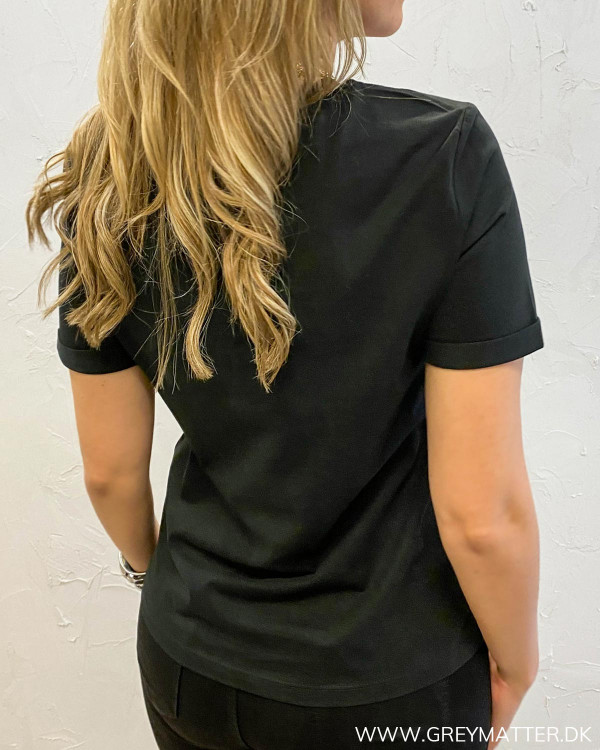 Sort T-shirt fra Pieces