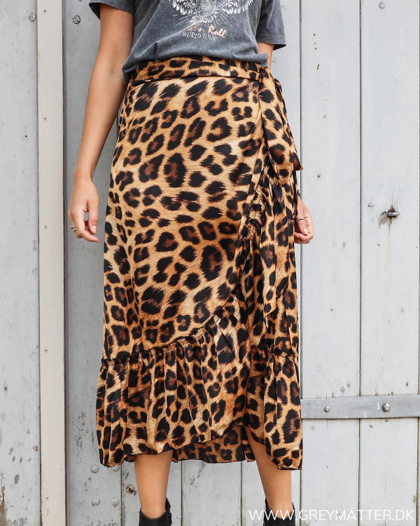 Karmamia Nederdel med leopard print