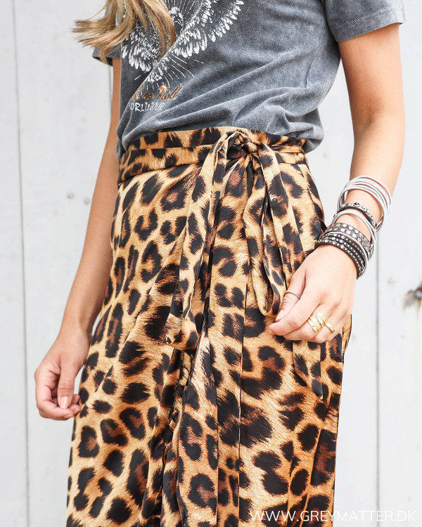Karmamia Nederdel med leopard print