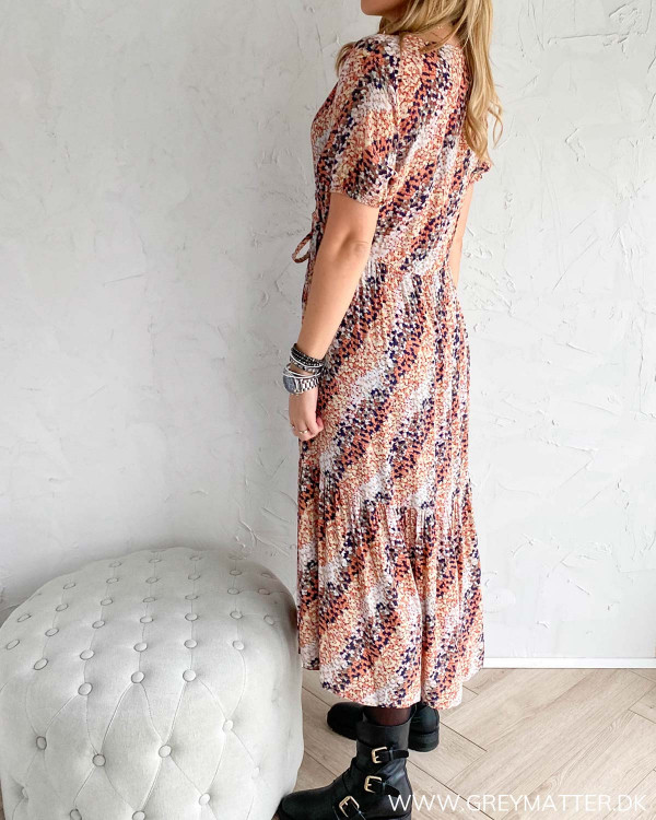 Pieces kjole med print