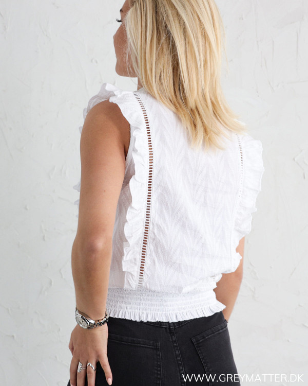 Neo Noir Mosa top White