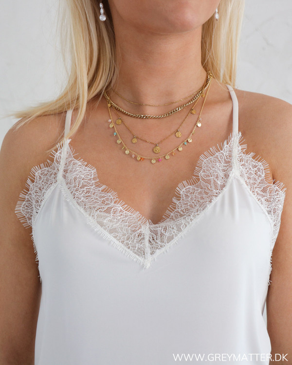 Neo Noir Hanna Off White Top