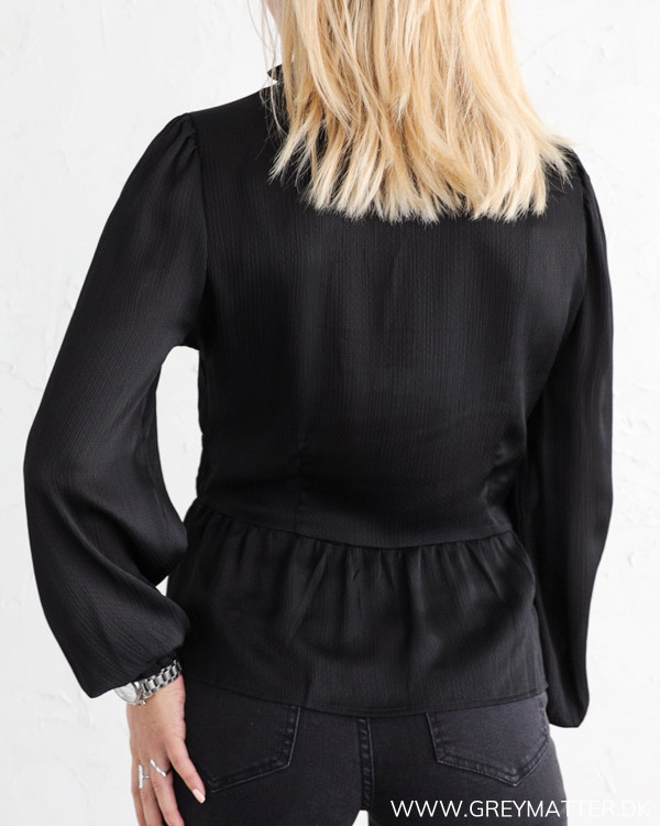 Neo Noir Ora Black Blouse